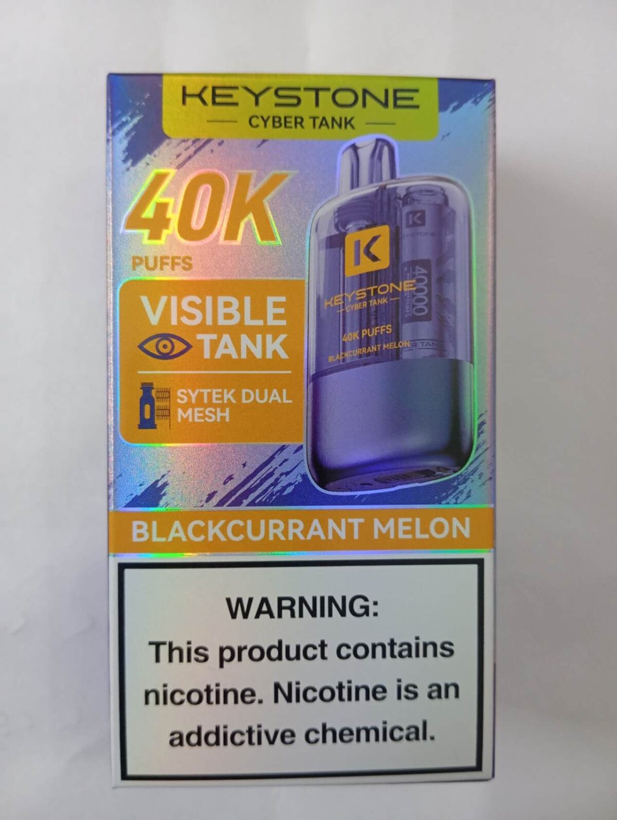 Keystone --cyber tank 40k puffs disposable--Blackcurrant Melon - Image 1